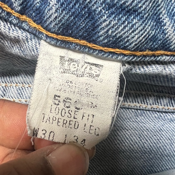 Vintage 90s Levi’s 560 Orange Tab Relaxed Straight Leg Jeans - Picture 5 of 5